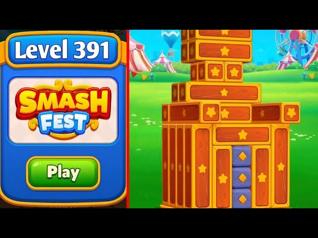 Smash Fest Level 391 board