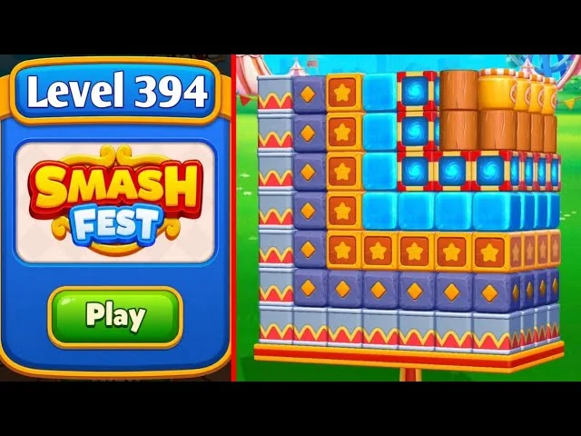 Smash Fest Level 394 board layout
