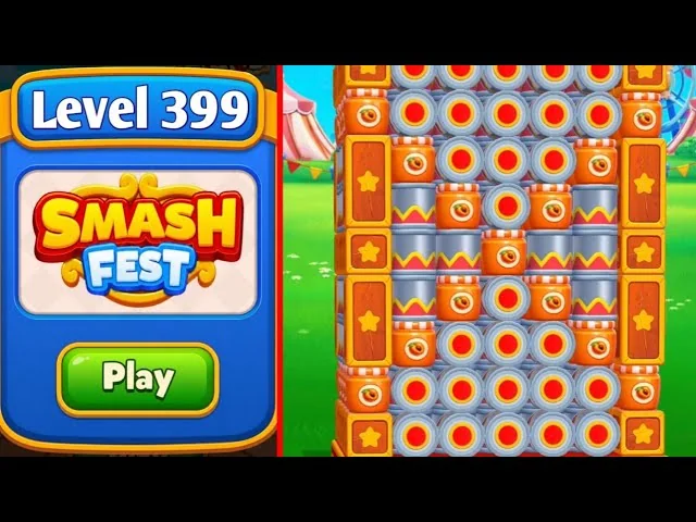 Smash Fest Level 399 board layout