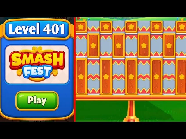 Smash Fest Level 401 board layout