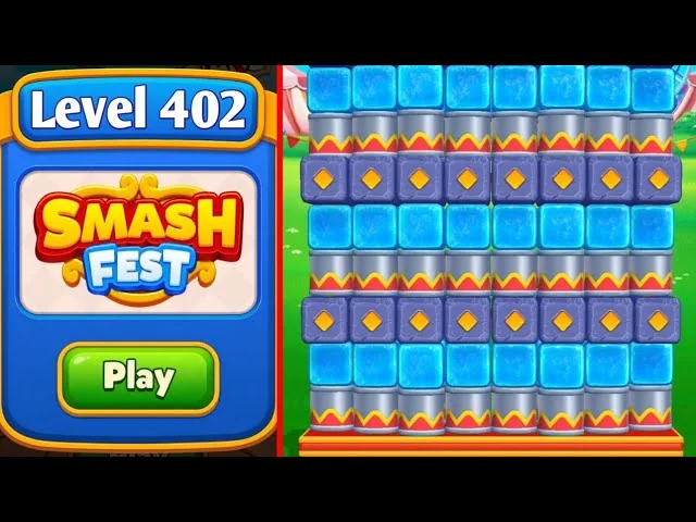 Smash Fest Level 402 board layout