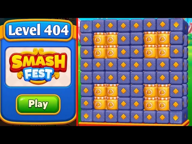 Smash Fest Level 404 board layout
