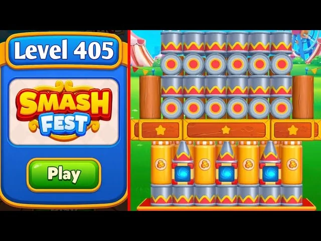 Smash Fest Level 405 board layout