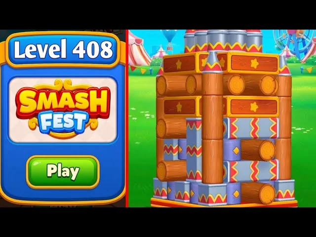 Smash Fest Level 408 board layout