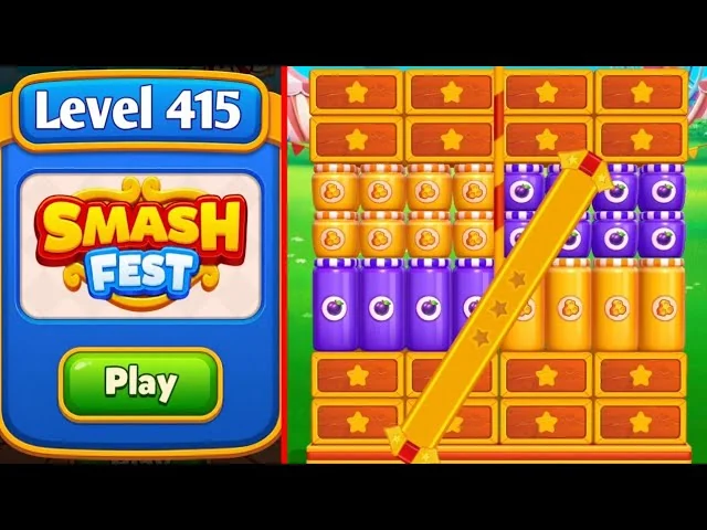 Smash Fest Level 415 board layout