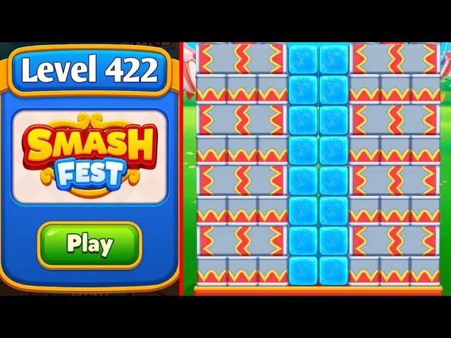 Smash Fest Level 422 board layout