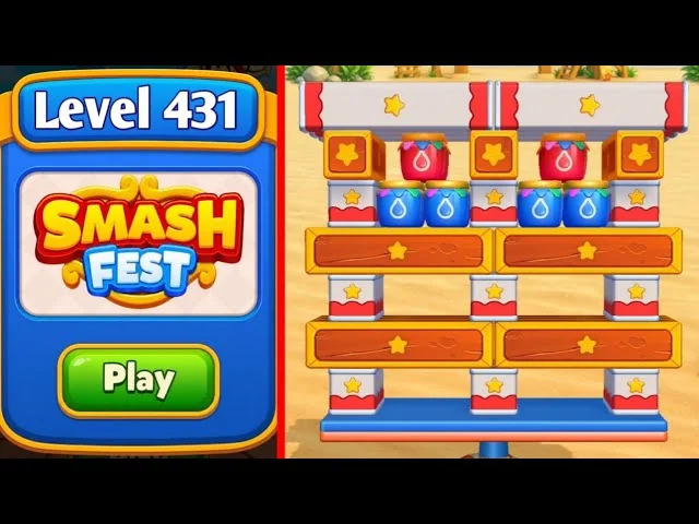 Smash Fest Level 431 board layout