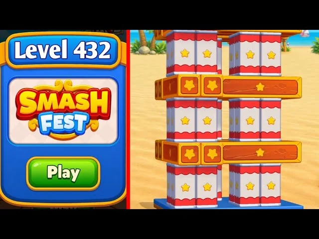 Smash Fest Level 432 board