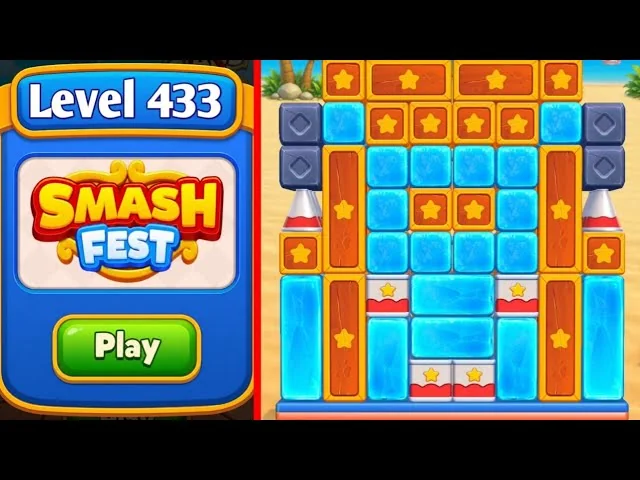 Smash Fest Level 433 board layout