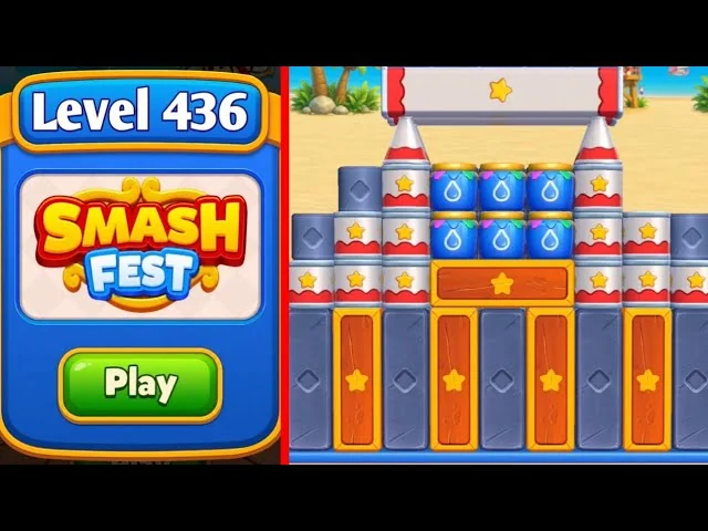 Smash Fest Level 436 board layout
