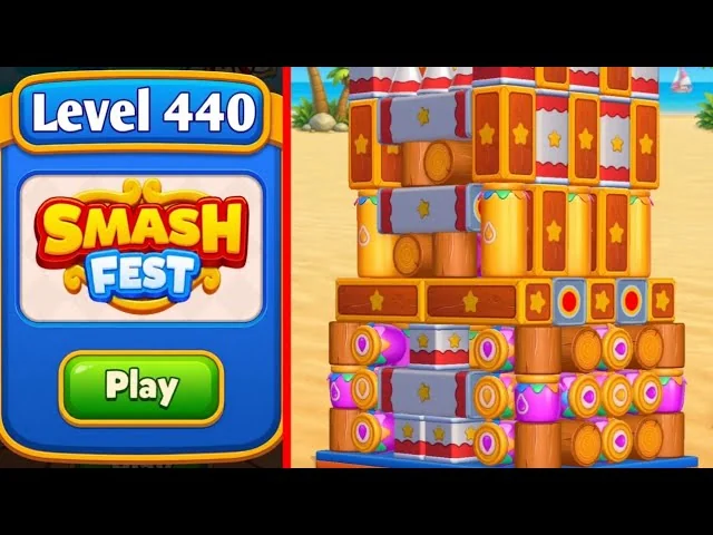 Smash Fest Level 440 board layout