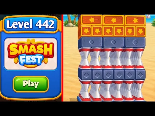 Smash Fest Level 442 board layout
