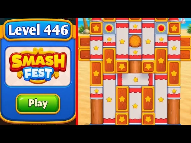 Smash Fest Level 446 board layout