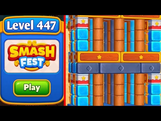 Smash Fest Level 447 board layout