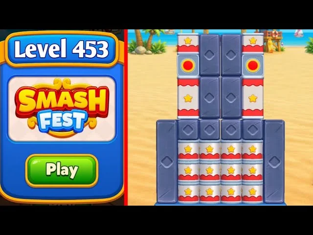 Smash Fest Level 453 board layout