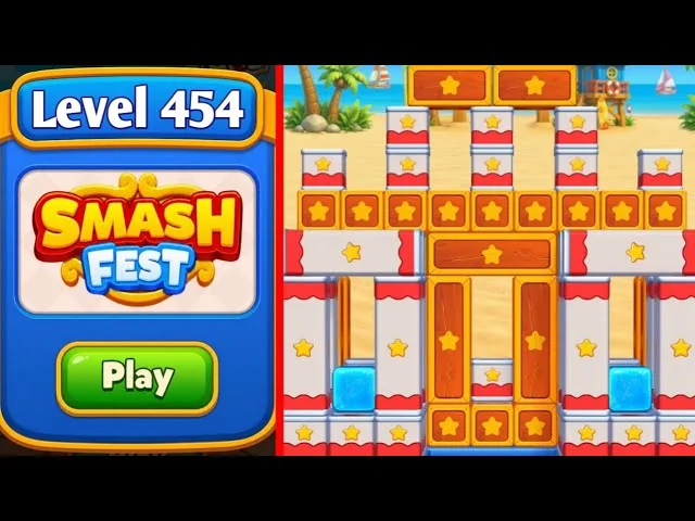 Smash Fest Level 454 board