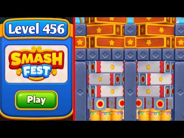 Smash Fest Level 456 board layout