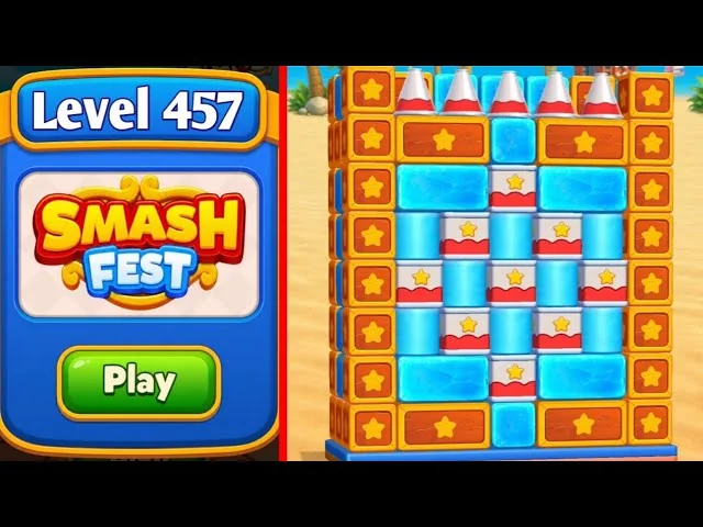Smash Fest Level 457 board layout