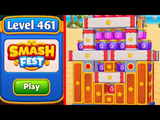 Smash Fest Level 461 board layout
