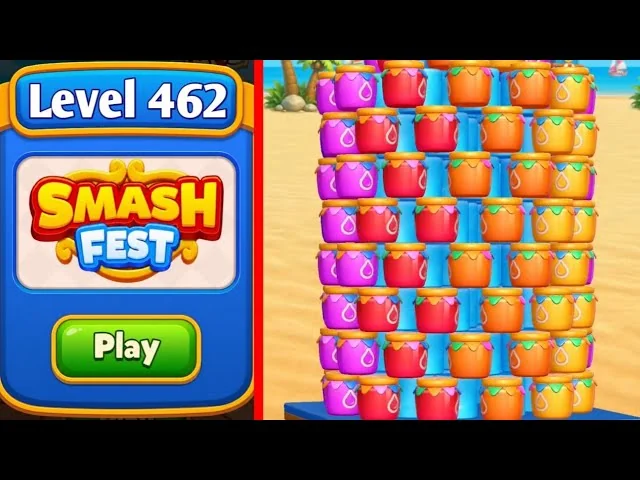 Smash Fest Level 462 board layout