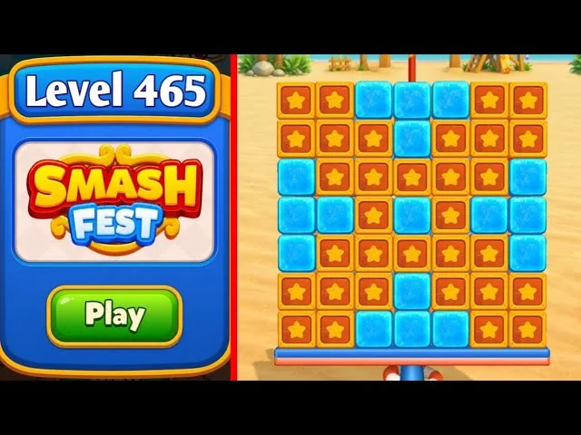 Smash Fest Level 465 board layout