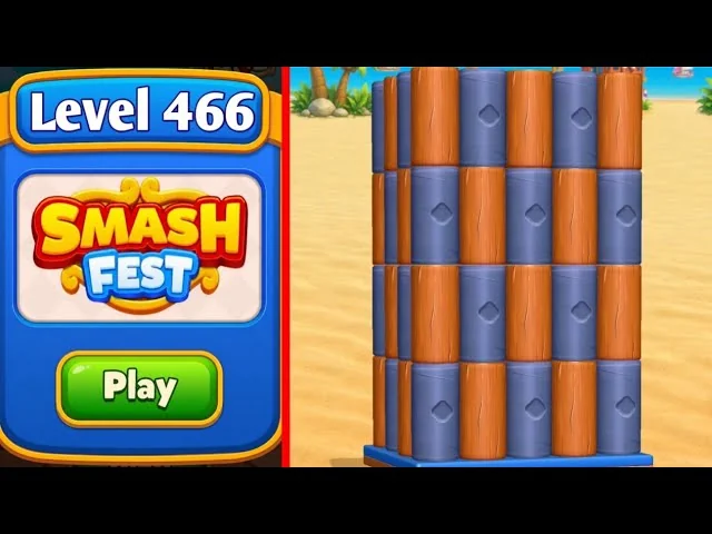 Smash Fest Level 466 board layout