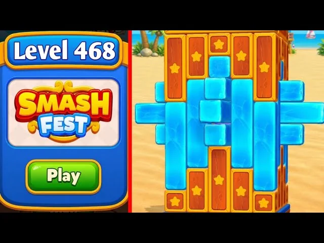 Smash Fest Level 468 board layout