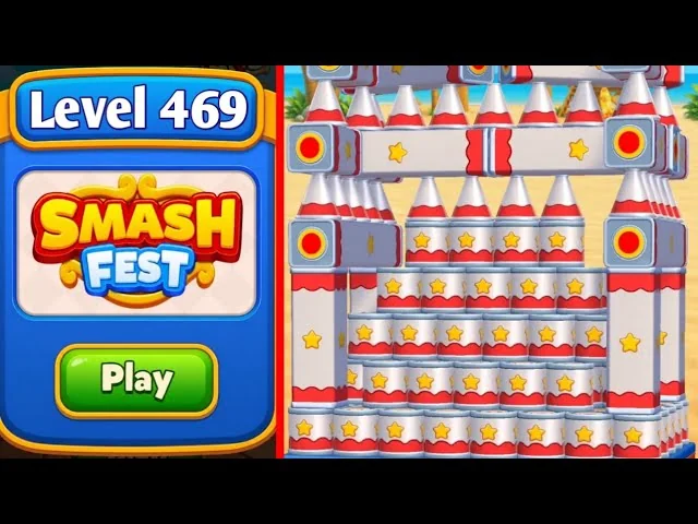 Smash Fest Level 469 board layout