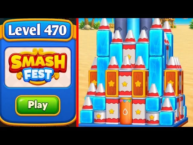 Smash Fest Level 470 board layout
