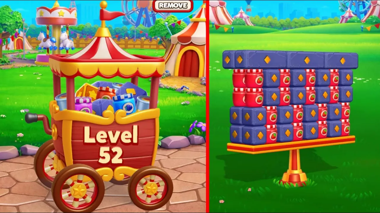 Smash Fest Level 52 board layout
