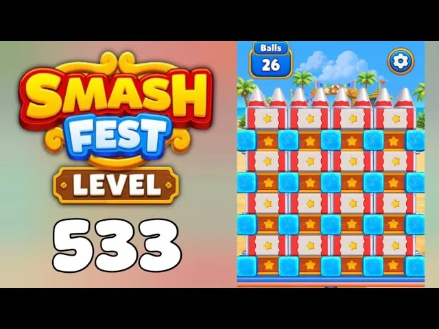 Smash Fest Level 533 board layout