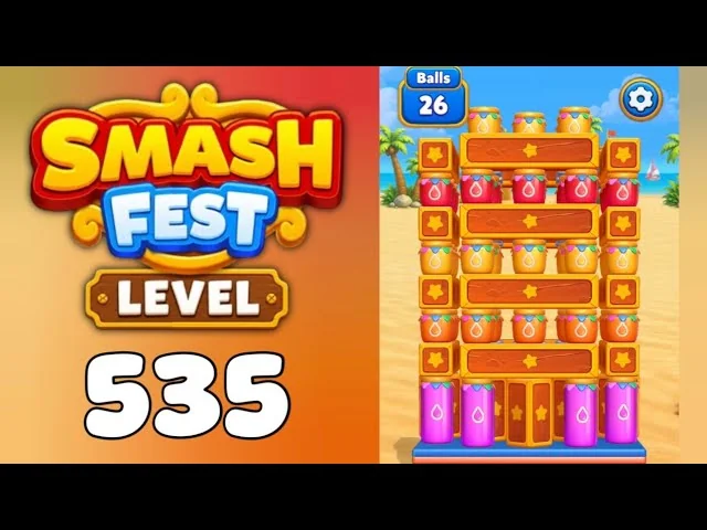 Smash Fest Level 535 board layout