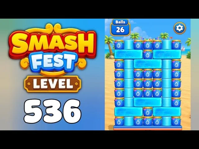 Smash Fest Level 536 board layout