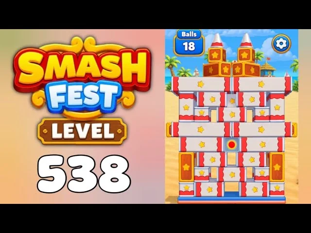 Smash Fest Level 538 board layout