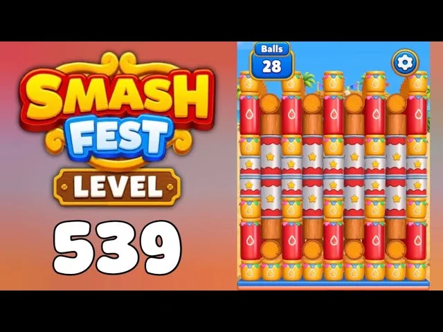 Smash Fest Level 539 board