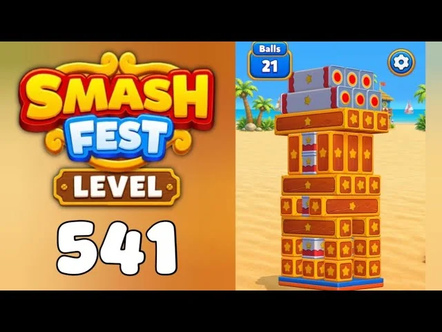 Smash Fest Level 541 board layout
