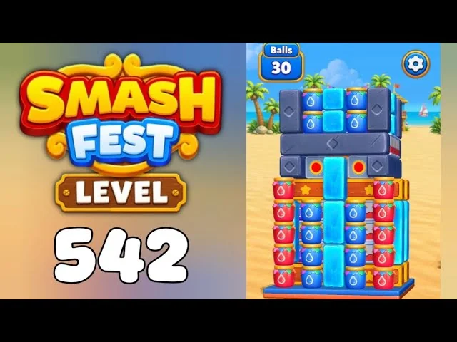 Smash Fest Level 542 board