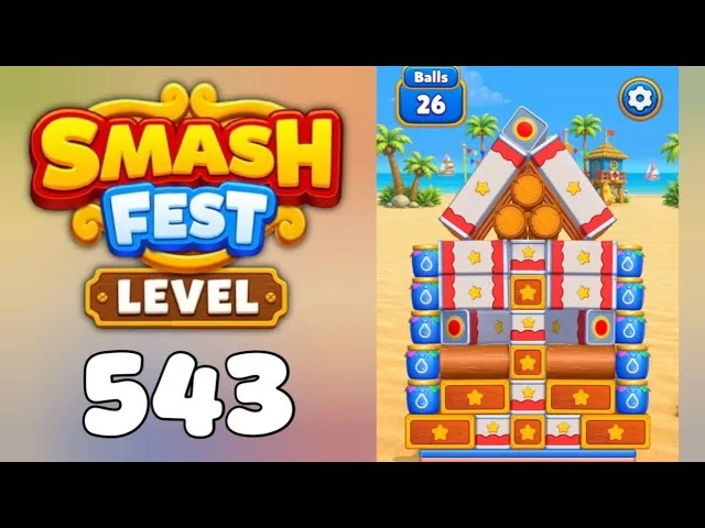 Smash Fest Level 543 board