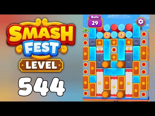 Smash Fest Level 544 board