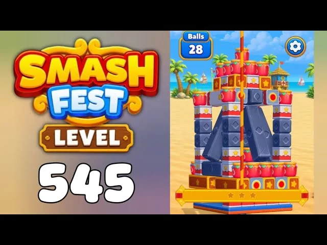 Smash Fest Level 545 board layout