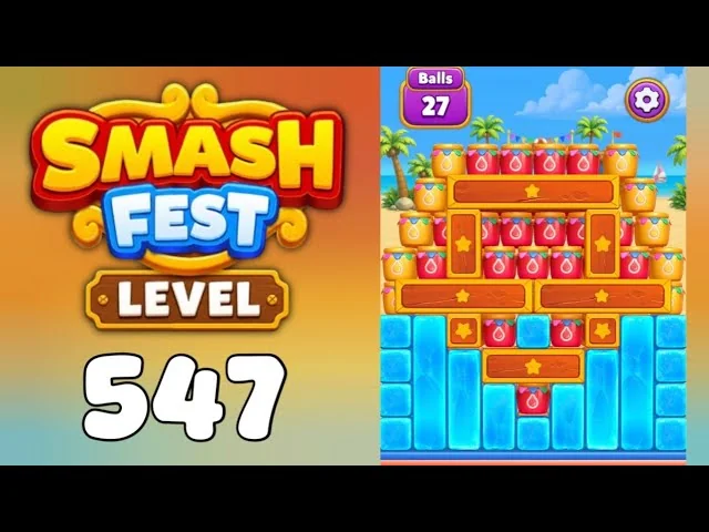 Smash Fest Level 547 board layout