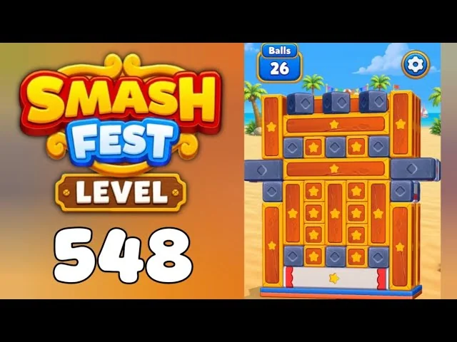 Smash Fest Level 548 board layout