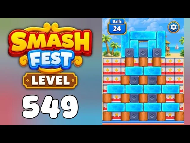 Smash Fest Level 549 board layout