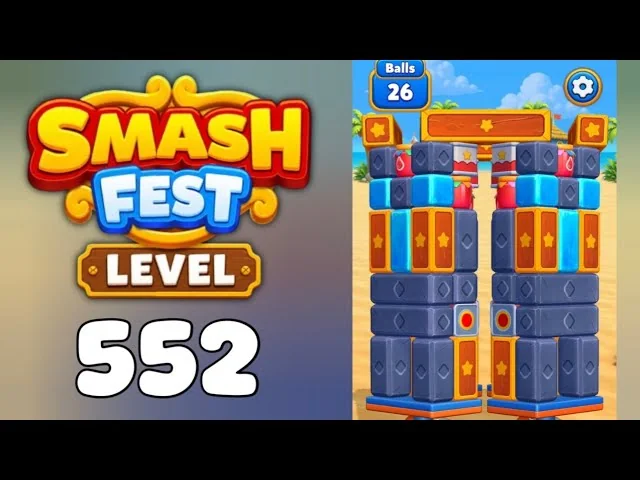 Smash Fest Level 552 board layout