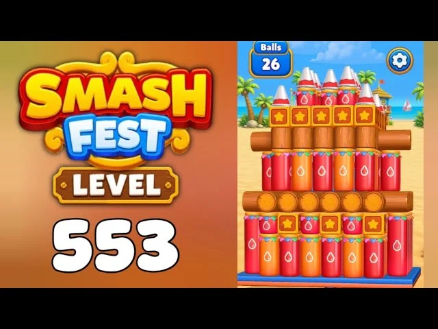 Smash Fest Level 553 board