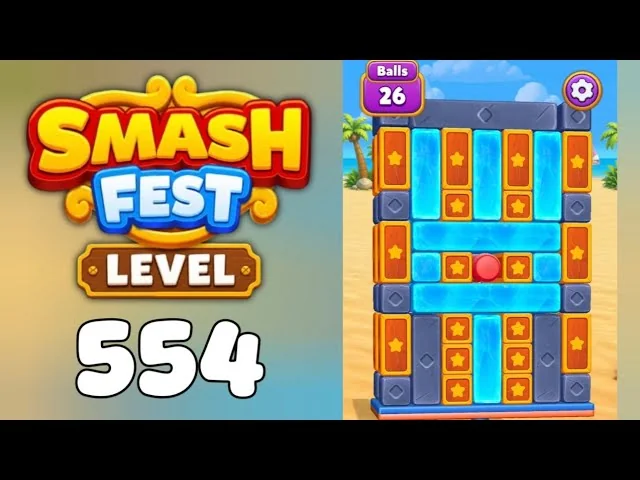 Smash Fest Level 554 board layout
