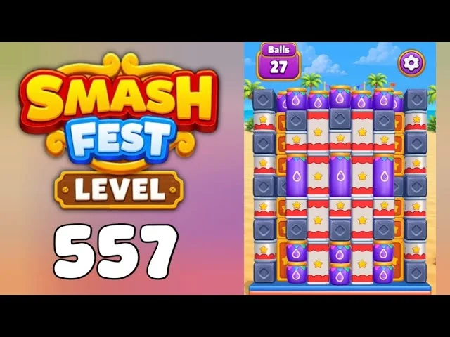 Smash Fest Level 557 board layout