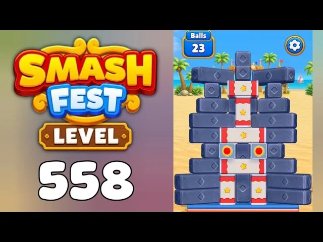 Smash Fest Level 558 board layout