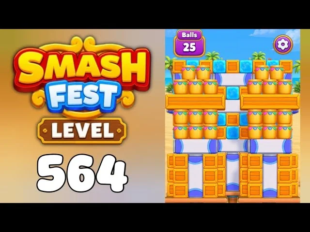 Smash Fest Level 564 board layout