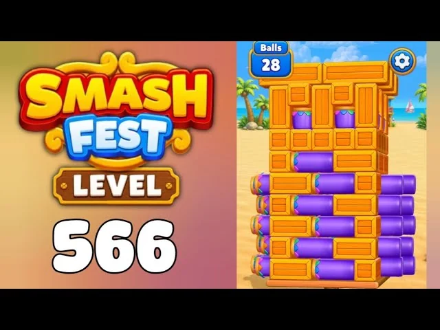 Smash Fest Level 566 board